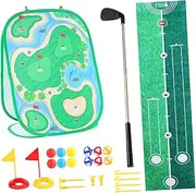 Abaodam 1 Set Golf Set Portable Golf Practice Kit for Present to Promote Physical and Mental Development