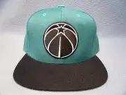 Mitchell & Ness Washington Wizards 2-Tone BRAND NEW Snapback cap hat teal