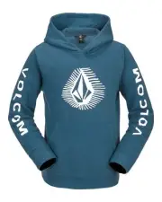 Volcom Youth Essential Hoodie Kid's Sweatshirt, Cobalt, Small