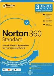 Norton 360 Standard / Antivirus 1 or 3 Devices internet Security PC Mac 2024 AU