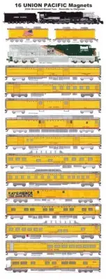 Union Pacific Big Boy #4014 2024 w/ WP Train Full Set 16 magnets Andy Fletcher