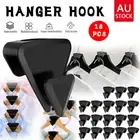 18~90 PCS Space Clothes Hanger Connector Hooks Triangles Clothes Hanger Holder