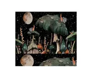 T32 150*130cm Tree of Life Sun and Moon Printed Wall Cloth Wall Background Tapestry for Bedroom and Living Room Decoration