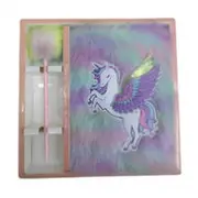 Fluffy Unicorn A5 Notebook with Pom Pom Pen