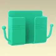 Mobile Phone Holder Wall Stand Mounted Organizer Storage Box Hook Home Ornaments