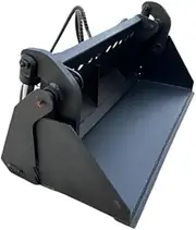Tools Galore 4-in-1 Bucket for Mini Loader, 105cm x 55cm x 44cm, 120kg, Compatible with Dingo, Toro, Vermeer