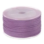 Nylon Beading Thread Cord 2mm Braided Nylon String 15M/49 Feet, Orchid