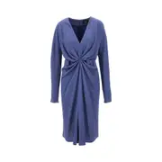 [ETRO] ETRO Abito midi in jacquard floreale Woman 46 46 Blue