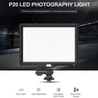 Pixel P20 LED Video Light Dimmable LED Light Panel 3200K-5600K For DSLR Camera