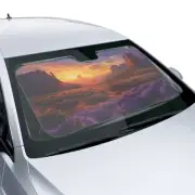 Western Car Accessory, Western Gifts, Springtime Buttes at Sunrise, Car Windsh