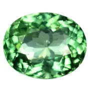 4.74 Ct. Fantastic Oval Green Natural Apatite Gems WITH GLC CERTIFY