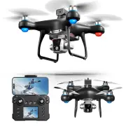 XKJ KY102 WiFi FPV with LCD Screen Controller HD Dual Camera Servo Gimbal 360° Obstacle Avoidance Brushless RC Drone Qua