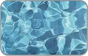 Amooorous Blue Water Ripple Summer Cooling Dog Blanket Self Cooling Bed for Cats Outdoor for Cats Outdoor Essentials Manta Fria para Perros M