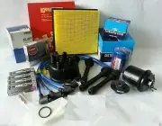 Cap-NGK Wires-Spark Plug-Oil-Air-Fuel-Filter Tune Up Kit FOR Honda CRV 99-01