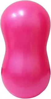 Mipcase Thickened Burst Yoga Ball Peanut Shaped Fitness Exercise Tool for Balancing Stability Training for Home Workouts and Gym Use Pink