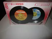 Brand New 45RPM Recycled Record Bookends MIB MCA & Columbia Records!!!