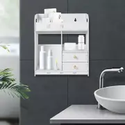 Bathroom Cabinet Wall Mount Medicine Cabinet Storage Cupboard Organizer White