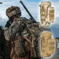 在飛比找樂天市場購物網優惠-戶外戰術大容量水壺包 軍迷Molle系統腰掛水瓶杯套外掛腰包