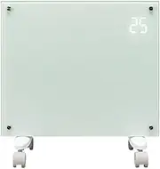 Kogan SmarterHome™ 1500W Premium Glass Panel Heater (White) - KASMGPH15YA