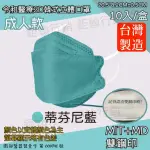 【令和】雙鋼印韓版成人3D醫療口罩蒂芬妮藍2盒組(特殊色 KF94 10入/盒)