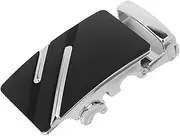 [NeaxgeandX] Men Automatic Ratchet Belt Buckle for Leather Belt #1 09 Style 3