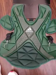 adidas Performance Pro 2.0 Catchers Chest Protector CLIMALITE GREEN SIZE 17 $140