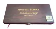 Mundial 770-8 Embroidery Gold Handle Plated Scissors 1957-2007 Hancock Fabrics