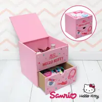 在飛比找Yahoo奇摩購物中心優惠-【百科良品】Hello Kitty 凱蒂貓 掀蓋雙層單抽盒 