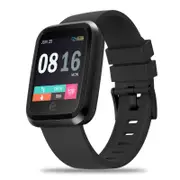 Crystal 2 Heart Rate Monitor Activity Tracking 3D Dynamic UI 1.29 inch Screen Smart Watch BLACK COLOR