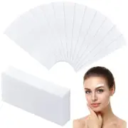 400 Pieces Eyebrows Wax Strips Eyebrow Hair Removal Wax Paper Facial Strips f...