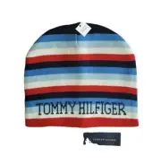New TOMMY HILFIGER 8-16 Y Multi Stripe Reversible Beanie Hat Boy