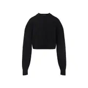 [Tom Ford] Tom Ford-Black Virgin Wool Knit Top-Donna XS STAND