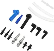 MAGICLULU 16pcs Oil Bleeder Adapter Kit Quick and Easy Brake Fluid Change Tool for Auto Repair Shops and Diy Mechanics