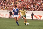 Olivier Borel Of Auxerre And Eric Pecout Of Nantes 1979 OLD SOCCER PHOTO