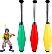Agatige Juggling Clubs Set, 3 Pieces, Beginner Juggling Clubs Pin Set, Fire Torch, Juggling Clube, Juggling Set