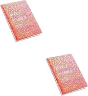 2pcs Cute Planner for Women 2025 Pocket Planner Daily Tasks Weekly Monthly Scheduling English Learning Notebook