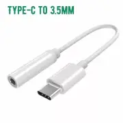 For Samsung Google USB Type C to 3.5mm Headphone Audio Aux Stereo Cable Adapter