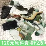 120元骨折場 12-6--第六賣場 原石 邊角料 黃翡 高冰 帶皮料 練手 緬甸A貨翡翠【玉我翡翠】