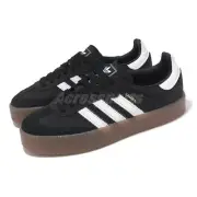 adidas Originals Sambae W Core Black Metallic Gold Women Casual Platform JI1350