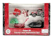 1/64 Case IH MX220 Haying Set With Baler, Haybine, Rake & Trailer