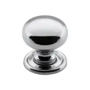 Tradco 3659CP Cupboard Knob SB Polished Chrome 25mm