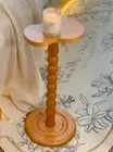 antique wood cocktail table solid ash wood and oak wood living room Decorative