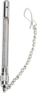ANKROYU Fishing Thermometer, Stream Water Temperature Measurement Tools, Fly Fishing Thermometer, Portable Fishing Thermometer with Carabiner for Fishing