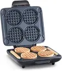 DASH Multi Mini Waffle Maker - Four 4” Molds, Nonstick Graphite