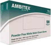 Ambitex NSM400 Gloves Nitrile Small Royal Blue Gloves - 1000CT (/GM3-4088-NSM...