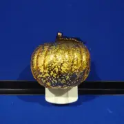 YANKEE CANDLE SCENTPLUG GOLD CRACKLE PUMPKIN DIFFUSER LIGHT UP