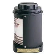 PERKO BLK PLASTIC WHITE STERN LIGHT WITH GRAY TINTED LENS