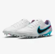 Nike Tiempo Legend 9 Elite FG White Blue Soccer Football Boots Mens Sizes 8-12 ✅