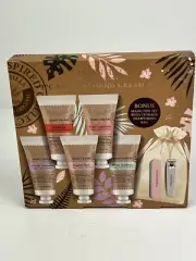 Tuscan Hills 8 Piece Scented Hand Creams Gift Set Bonus Manicure Set New