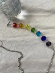 Feng Shui Hanging Crystal Suncatcher Chakra Prism Pendant bin11